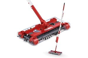 MAXXMEE Swivel Sweeper Akku-Besen - einfache Krümelaufnahme - Kabellos, beutellos & wiederaufladbar - Bodenfeger mit rückenschonendem Knickgelenk & 360° Rotation - Maximale Flexibilität - Mühelose Reinigung