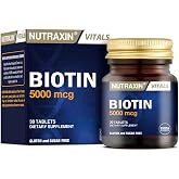Nutraxin Vitals Biotin 5000 mcg 30 Tablet Takviye Edici Gıda