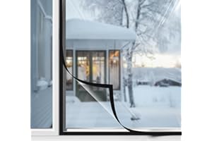 BKSAI Thermo Cover Ventanas Cubierta Transparente Aislamiento de Ventanas Cubierta para el Aislamiento Térmico de Ventanas Protector Termico Ventanas 100X150CM