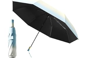 EKUW Mini Travel Portable Compact Folding Umbrella Pocket Umbrella into Handbag with Protective for Kids Women/Anti UV Sun Rain/Teflon Coating/Lightweight Small/Strong Portable/Ergonomic Handle