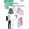 New Look Sewing Pattern 6142 Miss/Men Separates, white, A