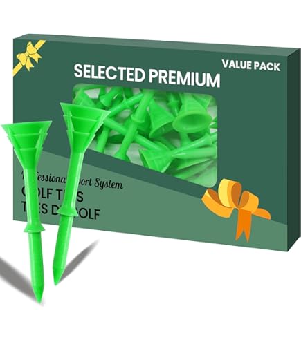 The Golfers Club Extra Long Plastic Golf Tees - 20 Pack | Snainton Golf