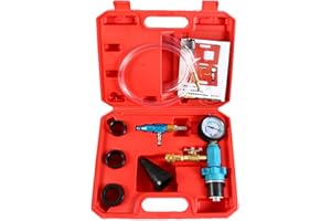 Arrovarp Kit de Remplissage de Liquide de Refroidissement, kit de Remplissage de Liquide de Refroidissement sous Vide,Remplisseur d'antigel pneumatique Automobile - Kit de Purge du système de