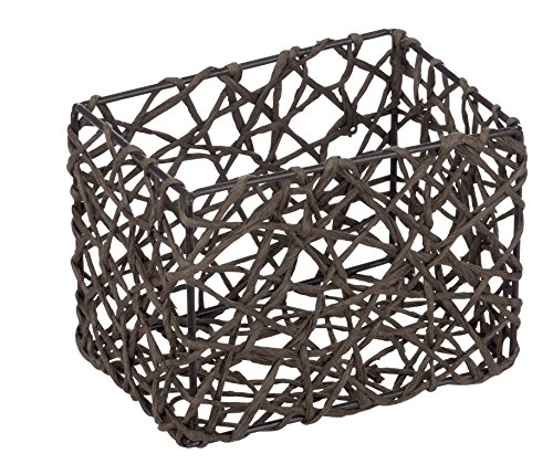 WENKO 20370100 Aufbewahrungskorb Curly Braun – Badkorb, Zellstoff, 15 x 11 x 10.5 cm - 3