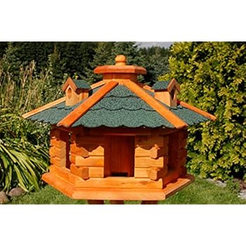 Vogelhaus Futterhaus Vogelvilla Mit Solarbeleuchtung Und Silo