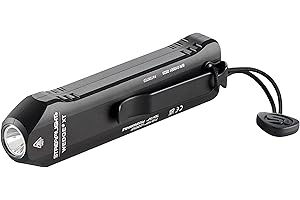 Streamlight 88812 Wedge 50-500 lúmenes, linterna LED recargable, lámpara de mano negra, luz LED blanca, cable USB-C y cordón incluido