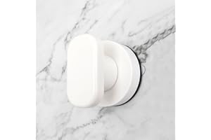 YIDELAI-Facile installazione di maniglie adesive per armadi, maniglie adesive e maniglie con ventose - per porte in vetro, scorrevoli e armadietti (S-white)