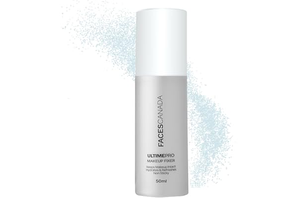 FACESCANADA Ultime Pro Makeup Fixer, 50 Ml | Long Lasting Makeup Setting Spray | Keeps Makeup Intact | Hydrates, Soothes & Refreshes Skin | Hyaluronic