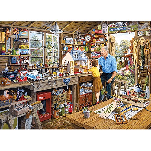 Preisvergleich Produktbild Gibson Games Grandad 's Workshop Puzzle (1000 Teile)