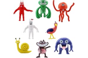 Hilloly Gar-ten of Ban-ban Figurines, 8Pcs Horror Game Figure Costruzioni, Giocattoli Bambola Opila Bird Gar-ten of Ban-ban Figure Set