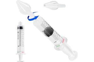 ITALSOLUTIONS Kit Siringa Per Lavaggi Nasali Bambini 10 ML Made In Italy, 1 siringhe 1 Olivetta Lavaggio Nasale Bambini E Adulti Contro Raffreddore (1 SIRINGA 10 ML 1 OLIVA)