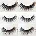 3 Pairs Natural Thick 3D False Eyelashes Fake Cross Eye Lashes Extensions (3D-10)