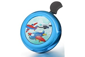 Bicicleta Timbre Timbre de Bicicleta Infantil, Cozbuen Bocina Accesorios Bicicleta, Campana de Bicicleta Montaña Timbre Bici con Sonido Fuerte y Nítido para Niños y Niñas