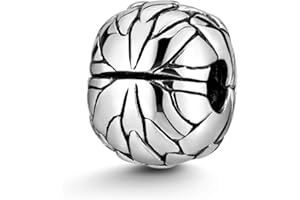 MATERIA BY MATTHIAS WAGNER MATERIA 925 Silber Beads Stopper Clip Lotus Blüte für European Beads Armband mit Gewinde #1577