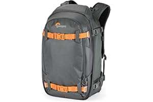 Lowepro LP37226-PWW Whistler BP 350 AW II Outdoor Rucksack (geeignet für jede Jahreszeit für Pro DSLR and Spiegellose Kameras, Laptop und Outdoor Equipment), Grau