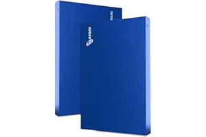 SUHSAI Disque Dur Externe Portable USB 2.0 Disque Dur de Stockage 500 Go Disque Dur de Transfert de données Haute Vitesse Compatible avec PC, Mac, Windows, Ordinateur de Bureau (Bleu)