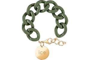 ICE-WATCH ICE - Jewellery - Chain Bracelet Bracelet Mailles XL pour Femme Fermé d'une Médaille Dorée