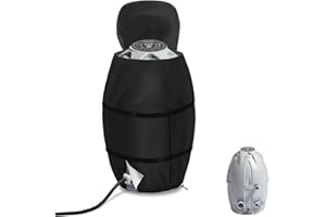 Hadisi Hot Tub Spa Heater Pump Cover,Waterproof Hot Tub Insulated Pump Cover for Multiple Brands (Black,Egg), JRQZ-99005-HS