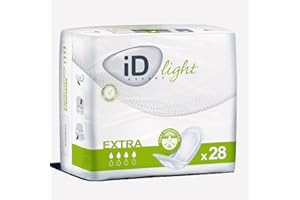 Euron Id Expert Light Extra (Formerly Euron Micro Extra Plus) Incontinence Pads (Anti Leak Cuffs) -(28 Pack)