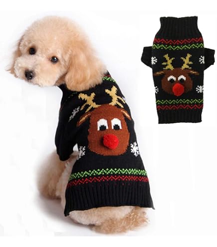 Handgestrickter Winterpullover Für Schildkröten – Niedliches Kostüm Für Halloween, Cosplay Oder Fotoshootings