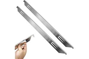 SMELEYOU Stove Gap Covers 2PCS Cooker Gap Strips 23in/58.4cm Stainless Steel Stove Gap Filler Heat Resistant Stove Side Gap Guards Easy to Clean Oven Side Gap Filler for Countertop