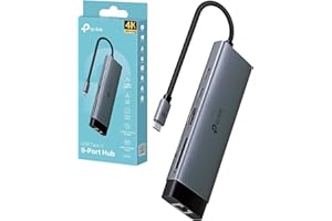 TP-Link UH9120C - 9-Port USB 3.0 Hub with Fast Charging, Data Transfer to 5Gbps, Power Adapter Included, Plug & Play, Compatible with Windows, macOS and Linux, Compact Design