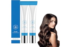 CUZKC 2 pièces Scalp Serums, 20g Hair Growth Serums, Scalpy Cooling Hair Ampoule, Cuir Chute Chevelu Sérum, Gardez votre cuir chevelu propre et non gras, maintenez un cuir chevelu sain