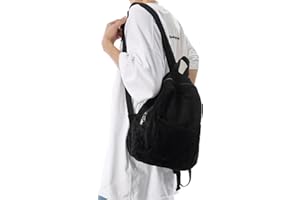 BOZIEE Mochila pequeña para mujer, pana para ciudad, mochilas, mochilas, bolsos de mano, mochilas para niños, para escuela, viajes, trabajo, mujeres, niñas, adolescentes, unisex