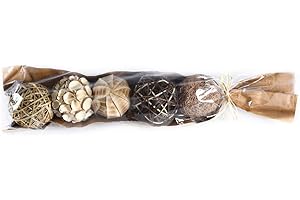 KOMIRO SiBei Floralcraft® 5pcs Decoration Balls Potpourri Bowl Vase Filler - Natural Browns…