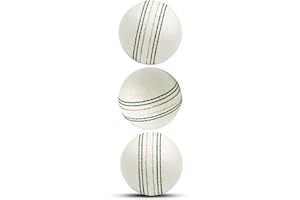 Balles de cricket pour l'entraînement, le coaching, la pratique, excellentes compétences de rebond, balle de cricket avec de véritables coutures traditionnelles cousues pour les joueurs de tous les