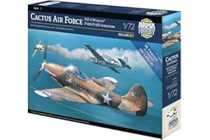 ARMA HOBBY Cactus Air Force Deluxe Set - F4F-4 Wildcat® e P-400/P-39D Airacobra over Guadalcanal (70049) in scala 1/72
