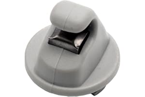 HAOTOM Supporto per visiera solare Gancio Supporto Grigio Ganci fissaggio alette parasole Per Golf 7 E-Golf Passat B8 Polo Per Tiguan Per Jetta Per T-Cross Per T-Roc Per Touran Per Audi Q8 Per Seat Tarraco