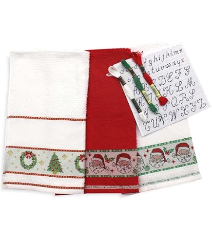 Vervaco Runner Da Tavola A Punto Croce - 32x84 Cm, Kit Completo Con Filato DMC