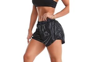 HANYOMO Donna Extreme 2 in 1 Pantaloncini con Ampie Spacchi Laterali Intimo Boxer Slip