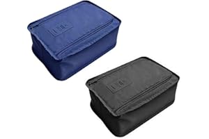 XoeLLe 2 Stück Schuhtasche Reise für Koffer, Tragbare Schuhbeutel mit Griff Schuhtaschen Golf Schuhsack Wasserfeste Schuhtasche Staubdicht Shoe Bag Reißverschluss für Herren, Damen, Reise, Sport