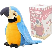 Hopearl Chien Parlant répète ce Que Vous Dites Marcher Chiot électrique interactif animé Parlant Peluche Buddy Cadeau d'anniversaire pour Tout- Petits 20,3 cm