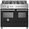 Bertazzoni Master Series MAS106L2ENEC 100cm Dual Fuel Range Cooker - Nero - A/A Rated