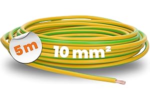 Lapp 4520005 H07V-K 10 mm² zielono-żółty I przewód uziemiający I przewód okablowania I elastyczny przewód żyłowy I pojedyncza żyła PCW I przewód 10 mm2 I okablowanie