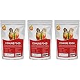 Boltz Best Bird Food for Conures 3Kg - Natural and Healthy Premium Seed Mix, Daily Treat for Parrot, Complete Nutrition for All Life Stages (1 KG, Pack of 3)