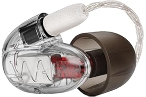 Westone Audio Pro X10 - Ecouteurs IEM à Simple conducteur à Armature équilibrée - Câble T2 détachable, Ambiance Passive, IEM pour Musiciens et Artistes, Ecouteurs Confortables - Transparent