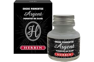 J.HERBIN J. Herbin 13505t – Tinta pigmentada, 30 ml, plata