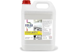 EKO "MADE IN ITALY" FOLAX STOVILMATIC kg 6. Detergente Lavastoviglie Professionale, Detersivo Stoviglie Industriale, Lavapiatti, Bicchieri, Pentole, Disincrostante, Ho.Re.Ca, con Cloro