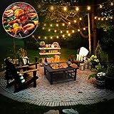 Multifunktionale 3 in 1 Feuerstelle - Es kann als Feuerstelle/Grill/Eiskübel verwendet werden. (Um als Eiskübel zu dienen, Line die Grube mit Kunststoff, um Wasser von der Luftblase auslaufen zu stoppen)