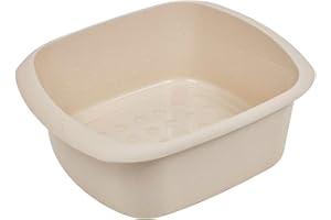 URBNLIVING TML - Cuenco rectangular (11 litros), color beige