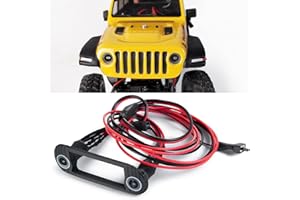 ZuoLan Phare avant RC à LED blanc pour Axial SCX24 AXI00005 Gladiator 1/24ème RC Crawler