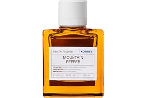 Korres woda toaletowa dla mężczyzn, testowana dermatologicznie i wegańska, 50 ml