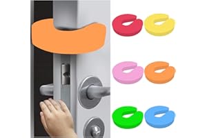 Catelves 6 Stück Klemmschutz für Türen Kinder, Schaumstoff, Türstopper, Baby Sicherheit, Kindersicherung