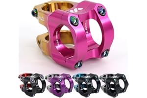 CYSKY 31.8 Potencia 35mm MTB Vástago Corto Manillar Ultra-Ligero CNC Aleación de Aluminio 35mm Abrazadera de Manillar para Bicicleta de Montaña Bicicleta de Carretera BMX Downhill