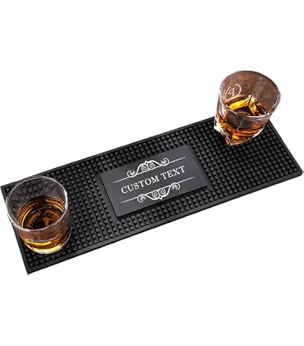 Herklotzn Rubber Service Bar Mat Heavy Duty Home Bar E Tappetini in Gomma Bartender Tazza Da Tè Tazza Set Tovaglietta Da Cucina Impermeabile Piccola
