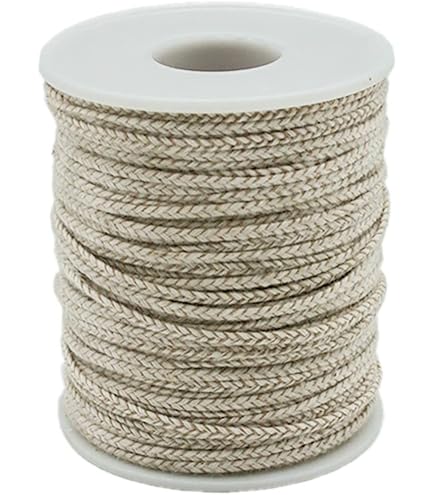 Rotolo Stoppini Per Candele - 260 Piedi, Cotone E Carta Intrecciati, 24 Veli